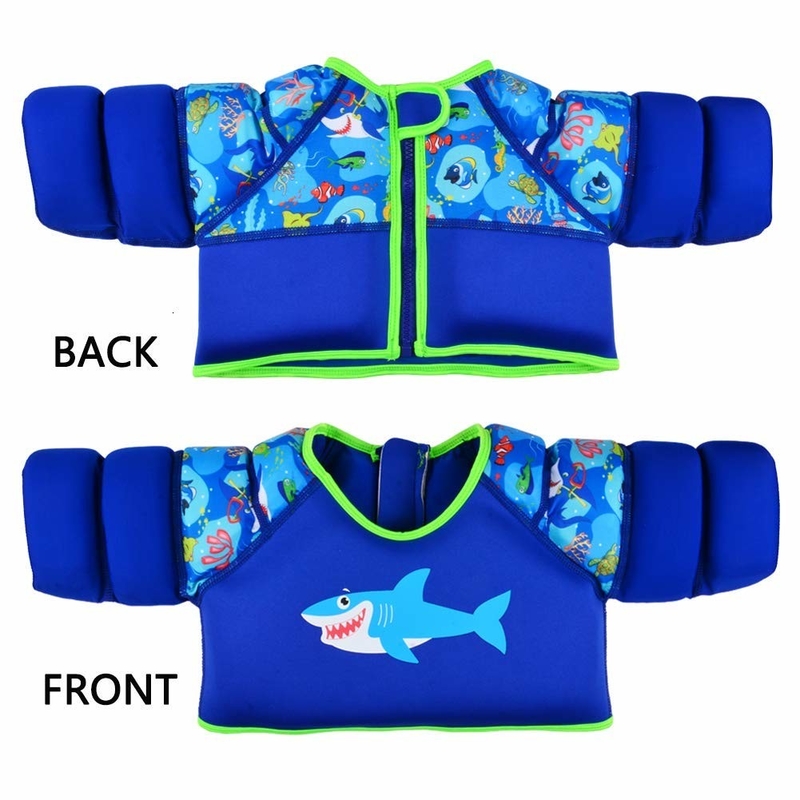 0.8-1mm Neoprene Swimming Jacket For Child  / Watersports Swim Vest supplier
